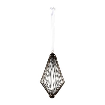 Iron Ornament Hanger AMBIENTE, Black, 5,5x11cm