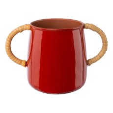 Metal vessel mug with natural
