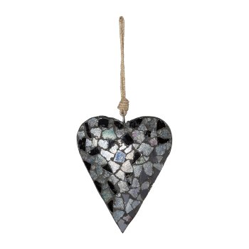 Glass Heart Pendant Mosaic,