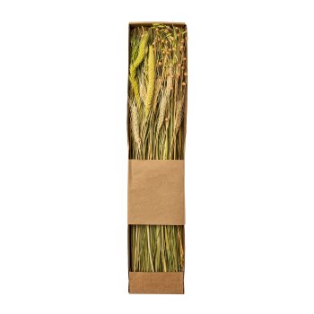 Dried flower-floral-mix in natural carton, ca.60cm, green