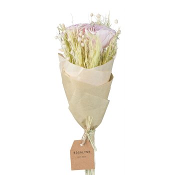 Natur Rosenbouquet 2 fa. fl. sort., 30cm,  klar