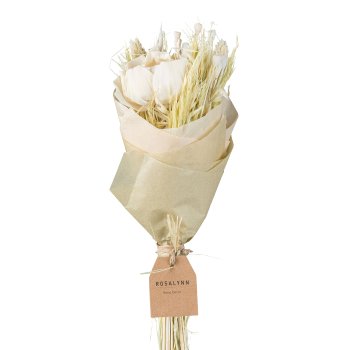 Natur Rosenbouquet 2 fa. fl. sort., 30cm,  klar