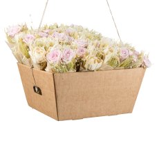 Natur Rosenbouquet 2 fa. fl. sort., 30cm,  klar