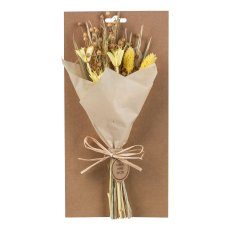 natural mini bouquet 3 assorted colours, 15x30cm, natural