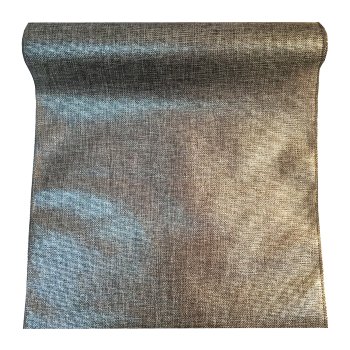 Stoff Dekorolle Glitter Cocoon, 35cmx200cm, silber
