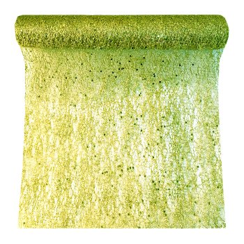 Stoff Dekorolle Glamour World, 35cmx300cm, grün