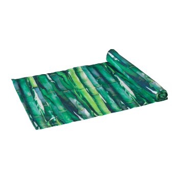 Poly Cotton Fabric Table Runner Bamboo, 40x180cm, Green, 1/Piece