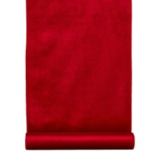 Velvet Decoration Fabric On Roll, 35x180cm, Quality: 150Gr/Sqm, Red, 1/Piece