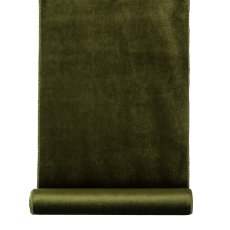 Samt Dekostoff auf Rolle, 35x180cm, Qualität: 150gr/qm, grün, 1/Stck