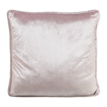 Velvet Cushion, 45x45cm, Pink, 1/Piece