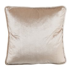 Velvet Cushion, 45x45cm, Champagne, 1/Piece