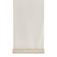 Microfbre Decoration Fabric On Roll Pailetten Stars, 35x180 cm, White, 1/Piece