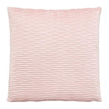 Samt Kissen EMBOSSING, 45x45cm, rosa