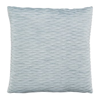 Velvet Cushion Embossing, 45x45cm, Ice Blue