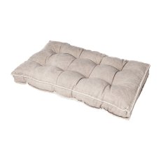 Cotton Floor Cushion Harmony, 125x75x12cm, Caramel