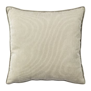 Fabric cord cushion w.hem, 40x40cm, olive