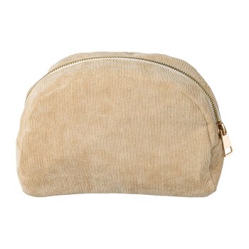 Fabric Cord Cosmetic Bag, 19x7x13cm, natural, 1pc.