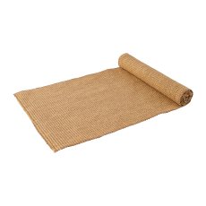 Jute cotton table runner on roll COUNTRY, 180x35cm, natural, 1pc.