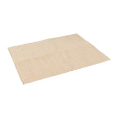 Jute cotton table mat PURO, 33x44cm, cream, 1pc.