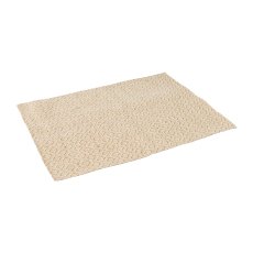 Jute cotton table mat SQUADRA, 33x44cm, cream, 1pc.