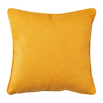 Fabric cushion SEDARIS, 45x45cm, yellow