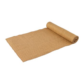 Jute fabric table runner WHEATON, 180x35cm, natural, 1pc.