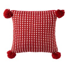Knitted fabric cushion with