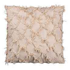Cushion cotton with pattern, 45x45cm, beige