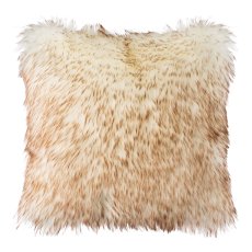 Fur-suede cushion, 45x45cm,