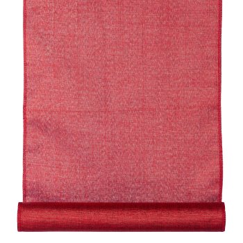 Linen Stoff auf Rolle LIZA, 12x300cm, rot, 1/Stck