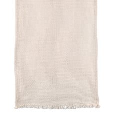 Poly-Linen Table Runner edged, 40x140cm, natural