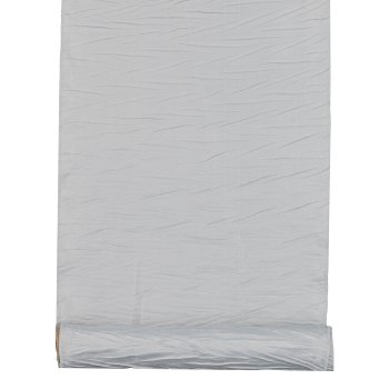 Poly-Transparent Crinkle Stoff auf Rolle, 35x200cm, Hellgrau