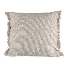 Fabric cushion, knitted 45x45cm, nature