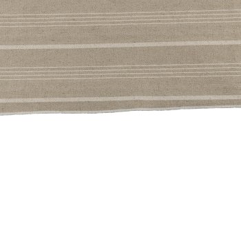 Baumwoll Tischset, gestreift, 48x33cm, weiß