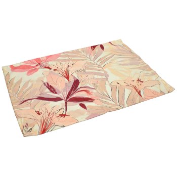 Stoff Tischset INSTYLE mit Bätter Print, 44x33cm, rosa, Lepuro