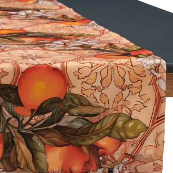 Outdoor Tischläufer INSTYLE mit Orangen Print, wasserabweisend, 140x40cm,