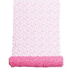 Decoration Roll Net Fabric, 37 cmx3M, Pink