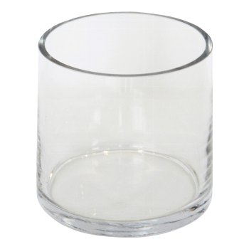 Glass jar BASIC, round, 10x10x10cm, clear
