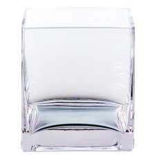 Glasgefäß BASIC, quadratisch, 10x10x15cm, klar
