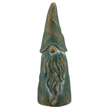 Ceramic Santa Claus NOAH, figure, 7.5x7.5x21.5cm, dark green