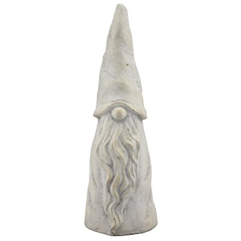 Keramik Weihnachtsmann NOAH, Figur, 10,5x10x29,5cm, hellgrau