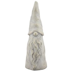 Keramik Weihnachtsmann NOAH, Figur, 10,5x10x29,5cm, hellgrau