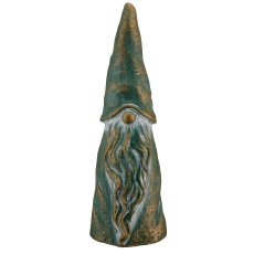 Keramik Weihnachtsmann NOAH, Figur, 10,5x10x29,5cm, dunkelgrün