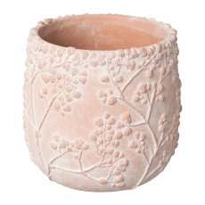 Ceramic planter GYPSOPHELIA, 16x16x16cm, pink
