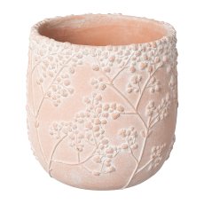 Keramik Übertopf GYPSOPHELIA, 20x20x19cm, rosa