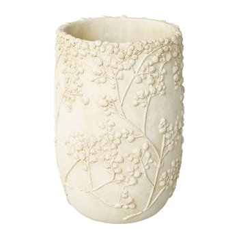 Ceramic vase GYPSOPHELIA, 16x16x23cm, cream