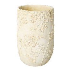 Keramik Vase GYPSOPHELIA, 20x20x28,8cm, creme