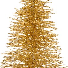Decorative tree BLING BLING on metal base, 34x15x15cm, gold
