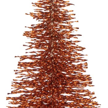 Decorative tree BLING BLING on metal base, 34x15x15cm, copper