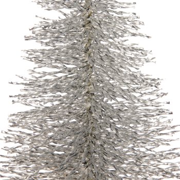 Decorative tree BLING BLING on metal base, 34x15x15cm, silver